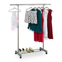 KLEIDERSTÄNDER - Multicolor, Kunststoff/Metall (160/165/41cm) - Relaxdays