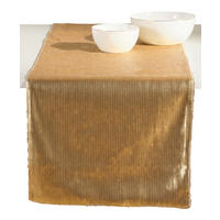 TISCHLÄUFER Exelent - Goldfarben, Textil (180/35/1cm) - home&you