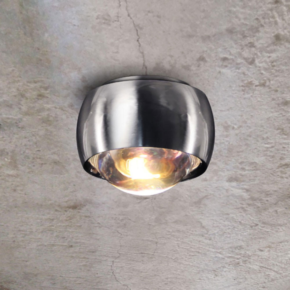LED-DECKENLEUCHTE Beam Alu-Gebürstet - Alufarben, Metall (8/8/6cm) - s.luce
