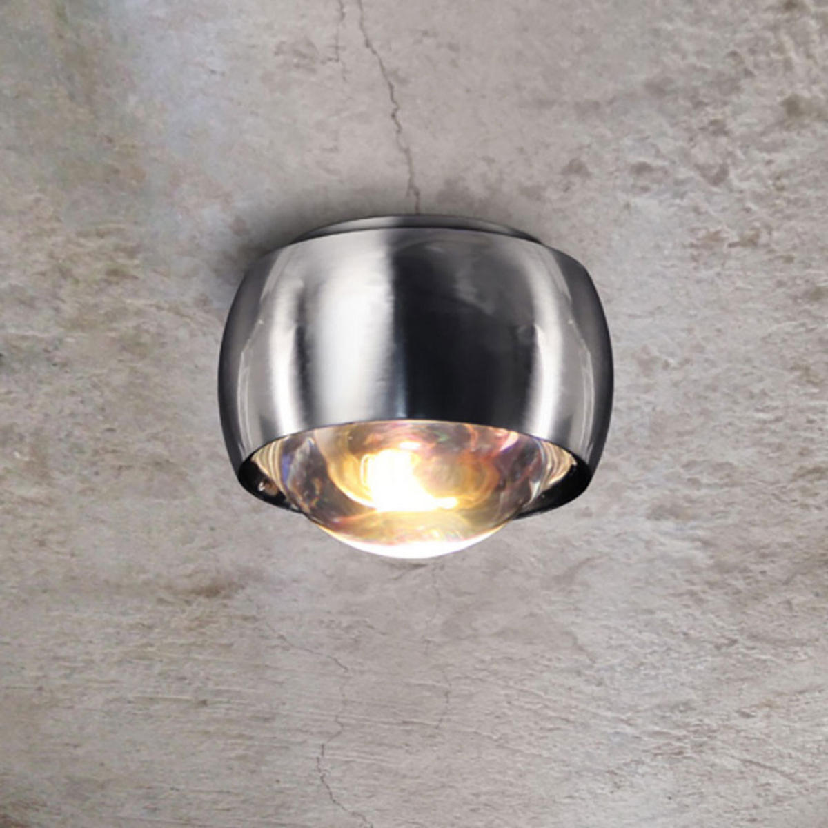 LED-DECKENLEUCHTE Beam Alu-Gebürstet - Alufarben, Metall (8/8/6cm) - s.luce