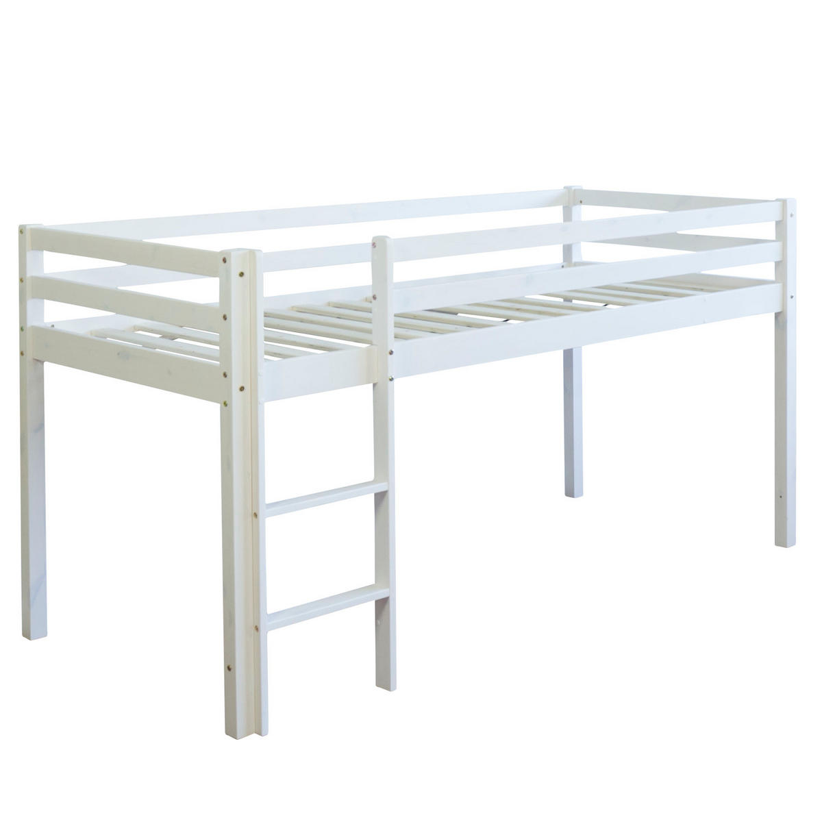HOCHBETT Lattenrost Tunnel 90/200 cm Pirat - Schwarz/Weiß, Holz - Homestyle4u