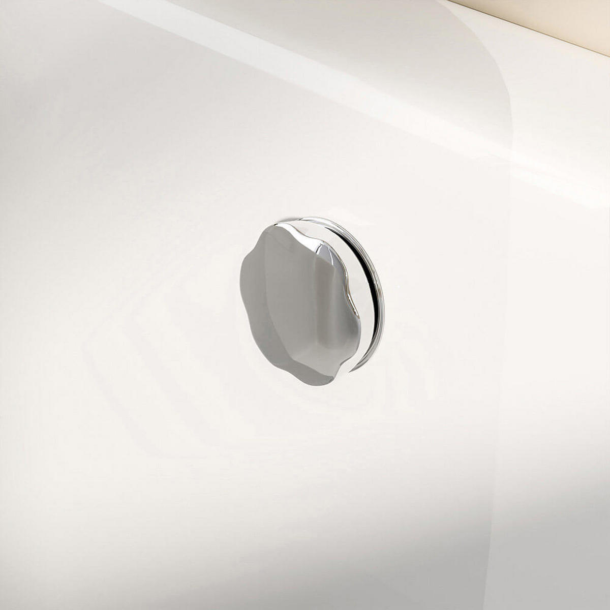DUSCHBADEWANNE ELARA - 170 x 85 cm Rechts - Weiß, Keramik (170/53/85cm) - Home Deluxe