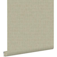 TAPETE Krokodil-Optik 53 cm x 10.05 m - Braun, Papier (53/1000cm) - ESTAhome