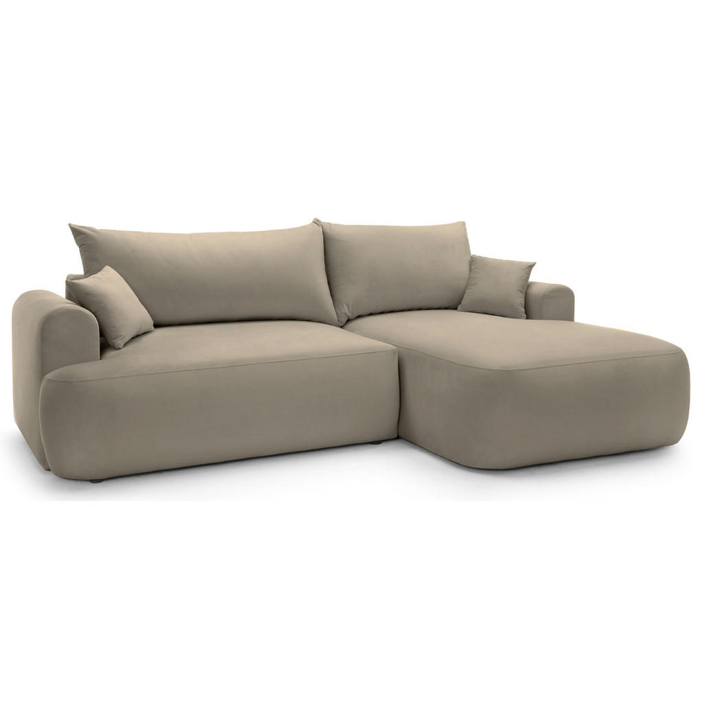 Thumbnail - Selsey Ecksofa, Taupe, Textil, 4-Sitzer, Ottomane rechts, L-Form,L-Form, 260x165 cm, Wohnzimmer, Sofas & Couches, Wohnla...