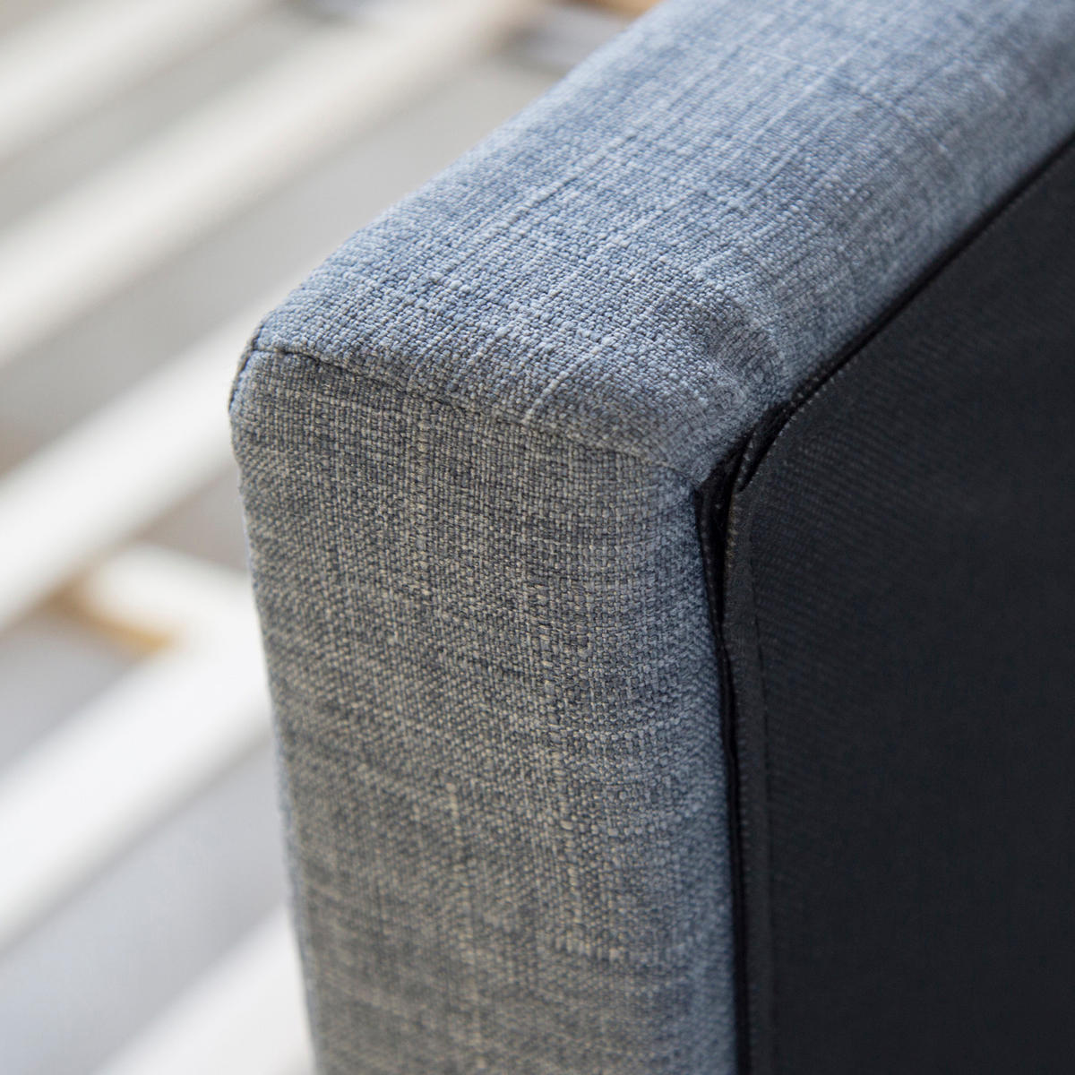 POLSTERBETT mit Stauraum 180/200 cm in Anthrazit Grau - Anthrazit/Grau, Textil (180/200cm) - Homestyle4u