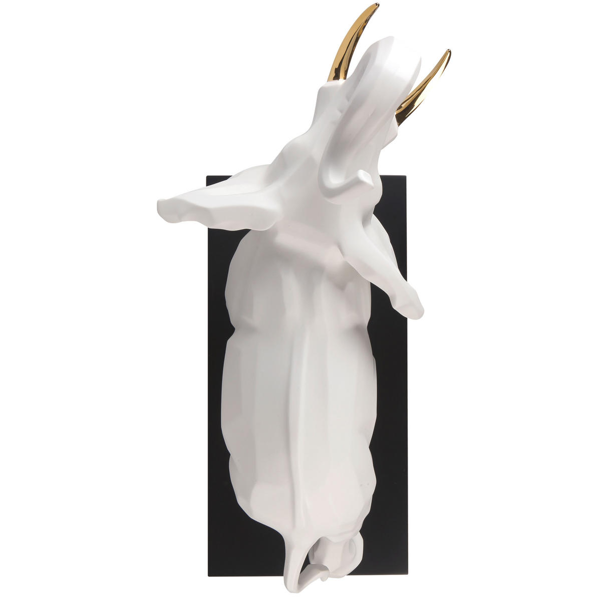 DEKOOBJEKT Studio 8 - Elefant, Biskuit-Porzellan, Weiß, 43 cm - Weiß, Keramik (25/43/57cm) - Goebel