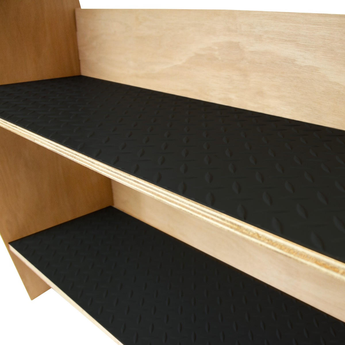 FAHRZEUGEINRICHTUNG Ford Transit Custom Regal & Werkzeugkasten - Braun, Holzwerkstoff (102/136/30cm) - Monstershop