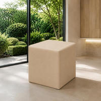 SITZWÜRFEL / Siège Pouf - Beige, 40X40X40 Cm, Assise Rembourrée, Confortable Pour Salon, Chambre Ou Bureau - Beige, Textil (41/41/40cm) - Best For Home