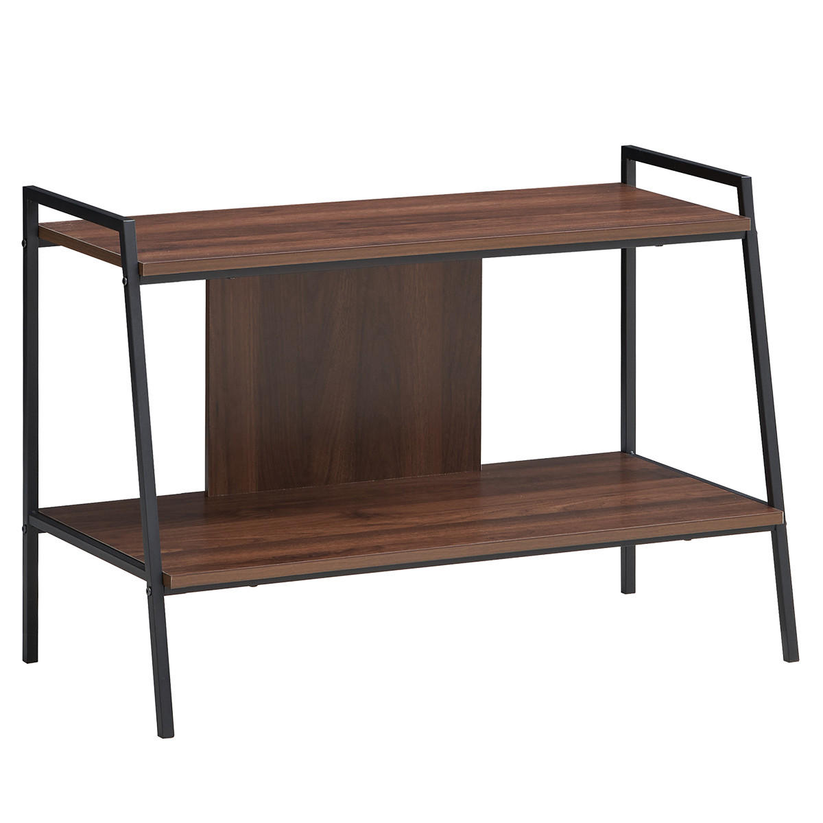 TV-REGAL Braun - Braun, Holz (43/60/89cm) - COSTWAY