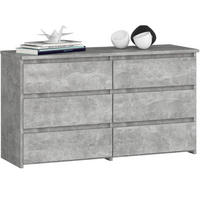 KOMMODE Beton 57/100/35 - Grau, Holzwerkstoff (100/57/35cm) - RAUMHIRSCH FURNITURE