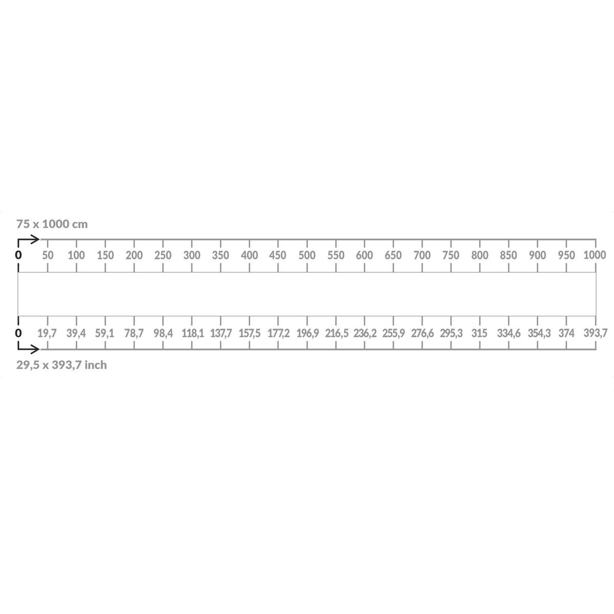 BALKON SICHTSCHUTZ Polarweiß 200/75 cm - Weiß, Kunststoff (200/75cm) - Bilderwelten