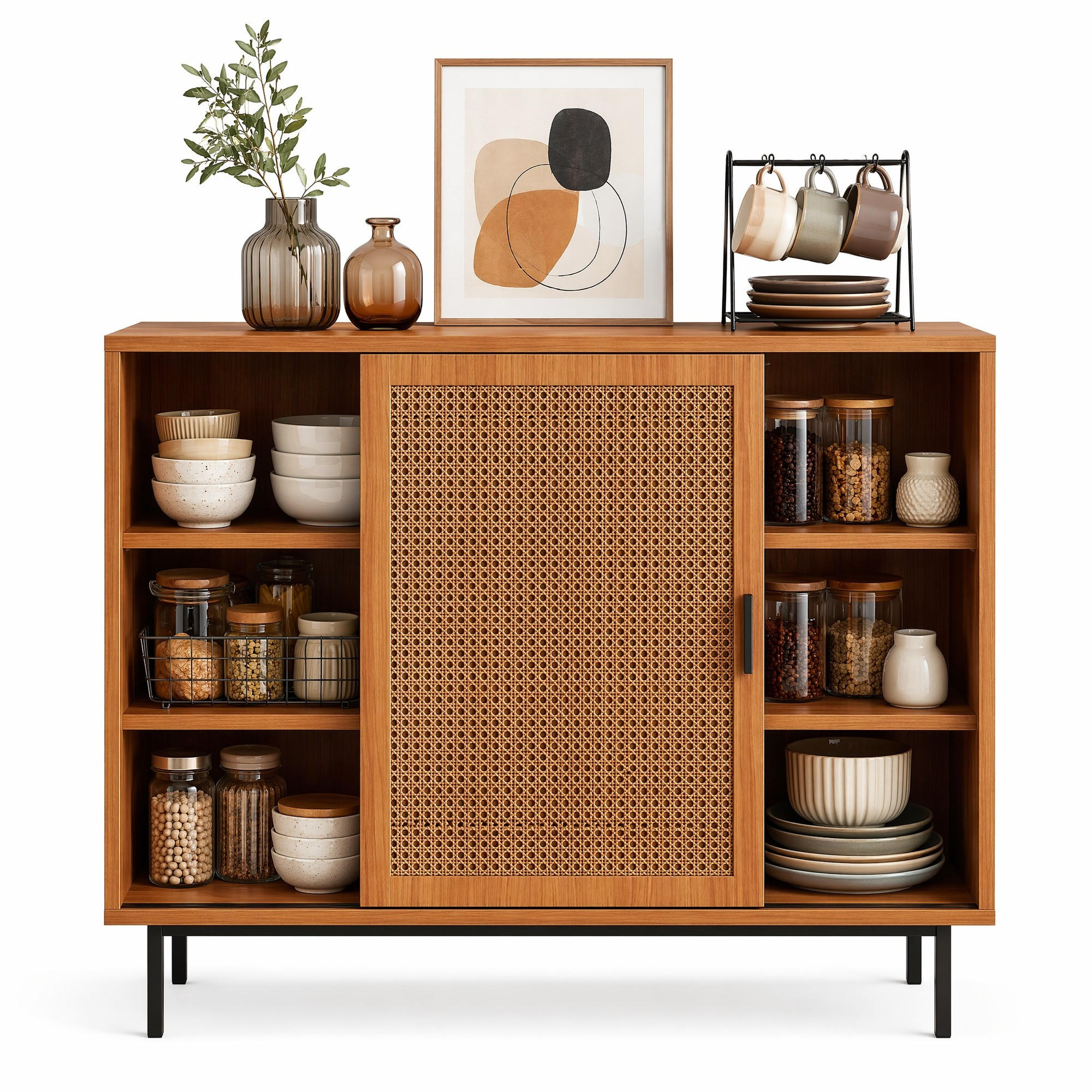 Ivmeu Sideboard Walnuss 100x90x37 cm