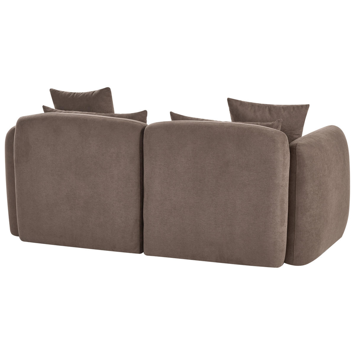 POHOVKA 3-místná Látka Hnědá Ekenes - hnědá, textil (182/72/90cm) - Beliani