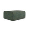 POUF Strukturstoff Stoff Grün - Blau/Schwarz, Kunststoff/Textil (90/80/60cm) - Makamii