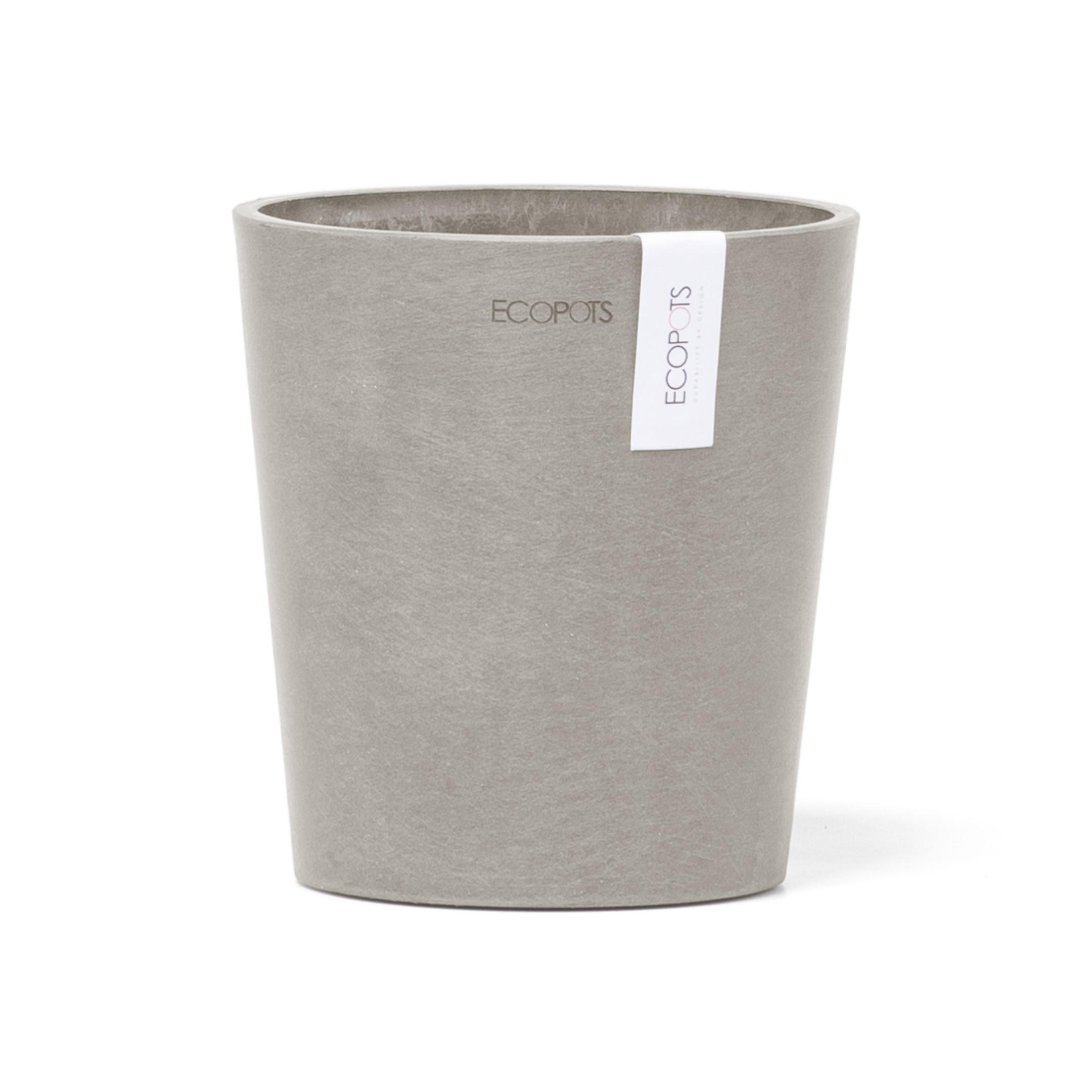 Ecopots Blumentopf Taupe 15 cm