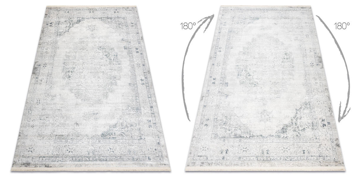 TEPPICH Distin 120/170 cm - Weiß, Textil (120/170cm) - rugsX