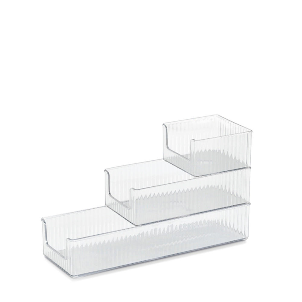 Zeller Schreibtisch-Organizer Transparent 10.4x5.8x30.5 cm