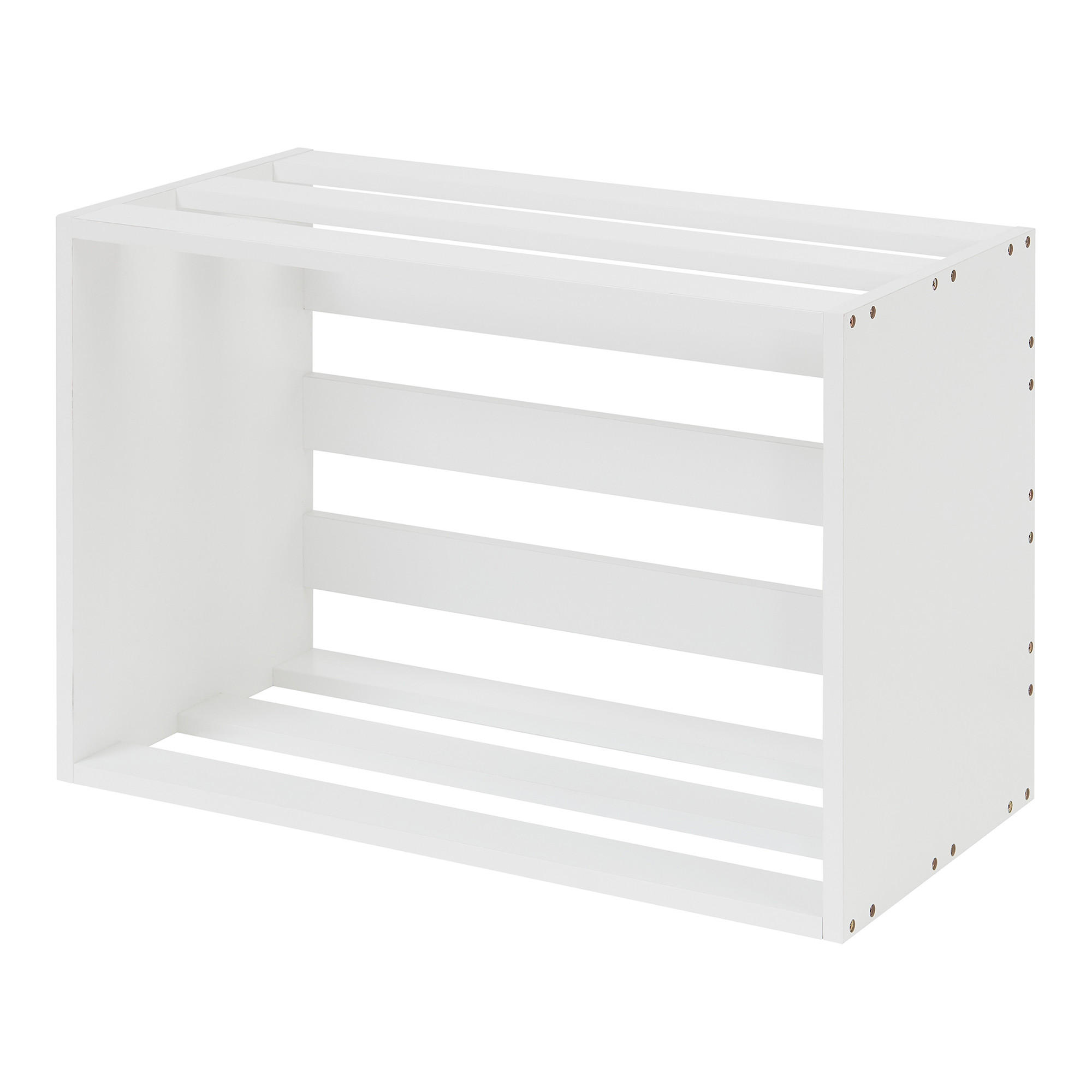 BEISTELLTISCH Rønde - Weiß, Holzwerkstoff (64/43/33cm) - [en.casa]