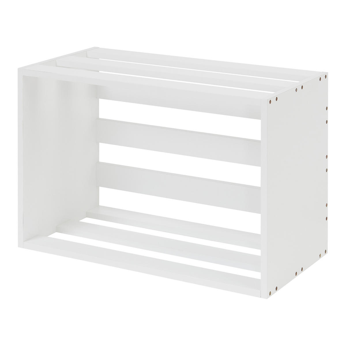 BEISTELLTISCH Rønde - Weiß, Holzwerkstoff (33/64/43cm) - [en.casa]