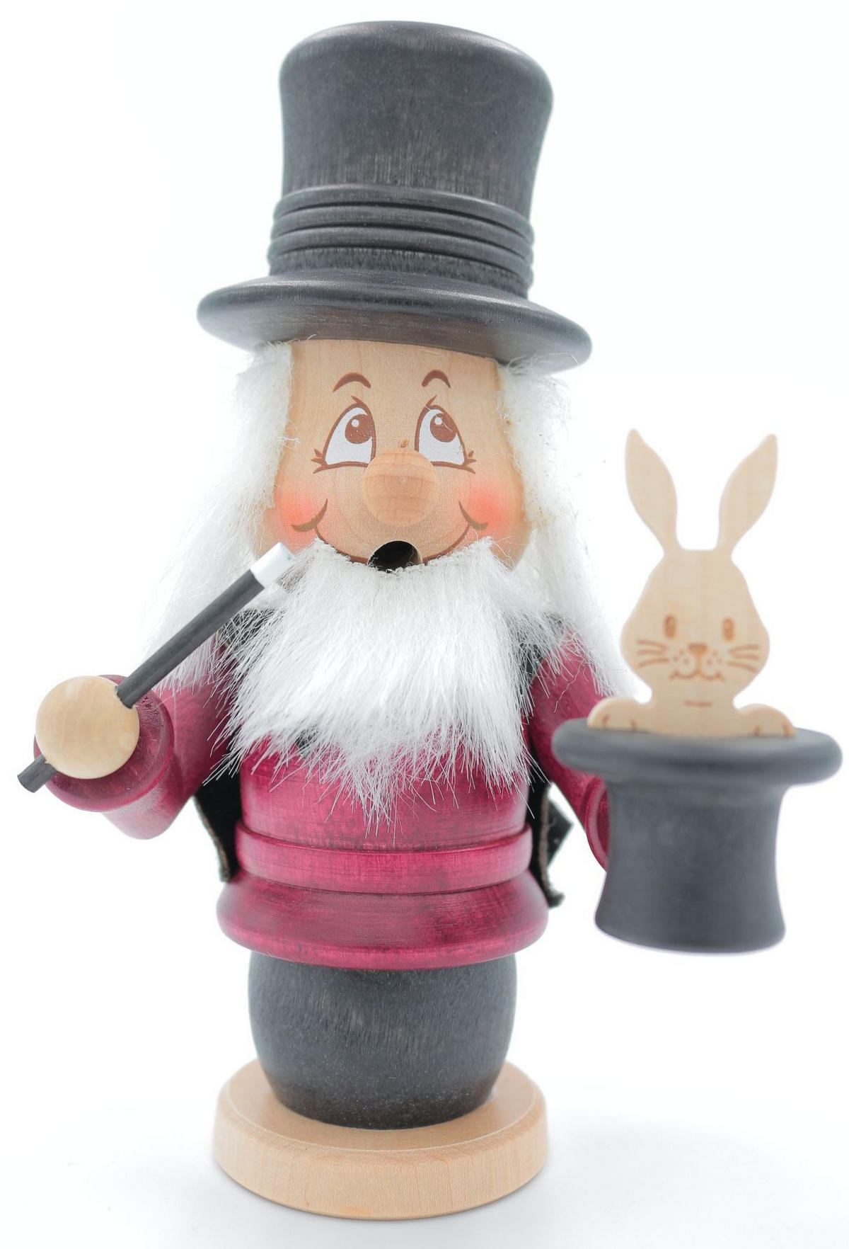 RAUCHFIGUR Wichtel Zauberer 15cm - Multicolor, Holz (9/15/0.1cm)