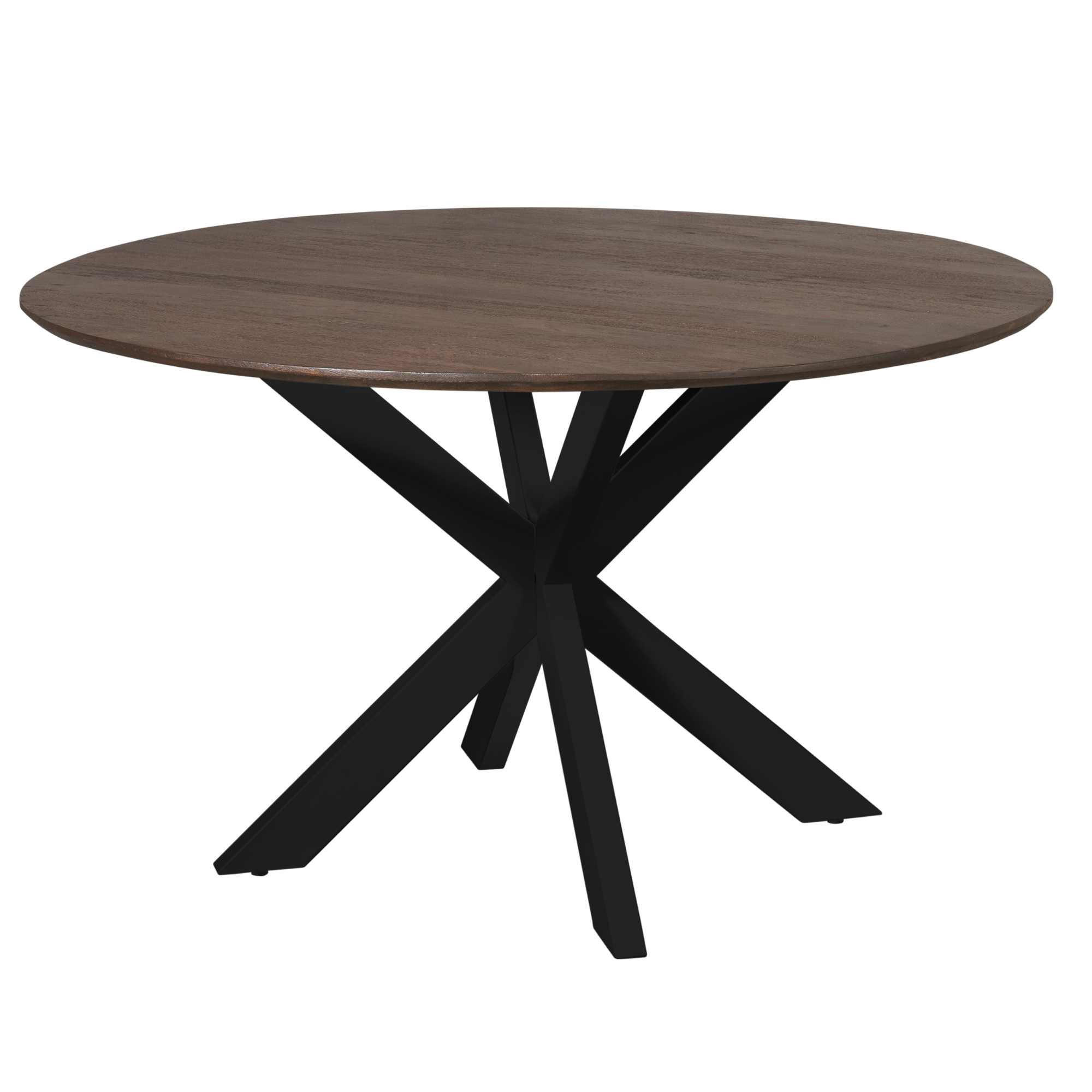 Starfurn Esstisch Schwarz 150x76x150 cm
