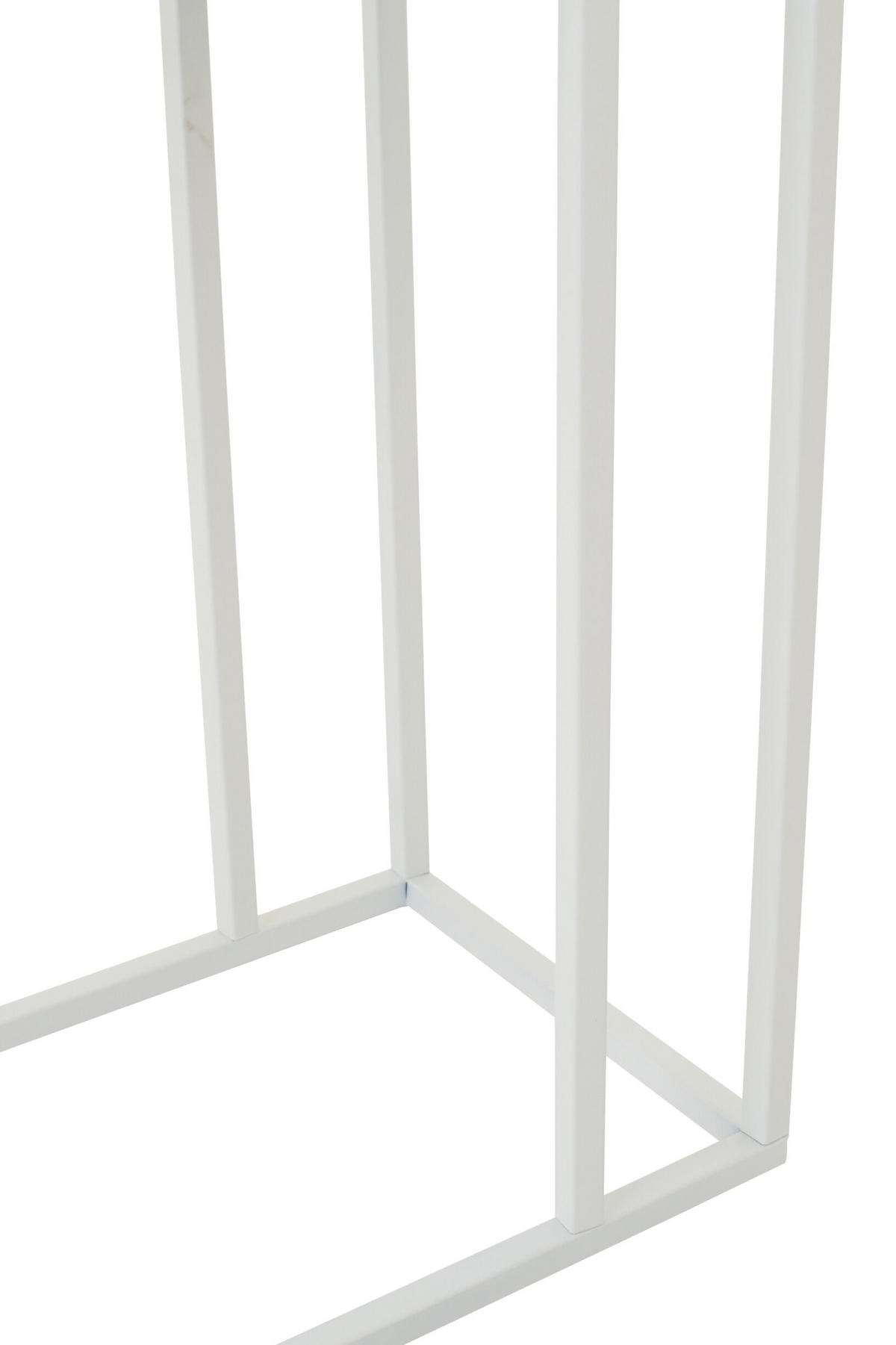 BEISTELLTISCH RECHTECKIG - Blau, Metall (47.5/29.5/60.5cm) - J-Line