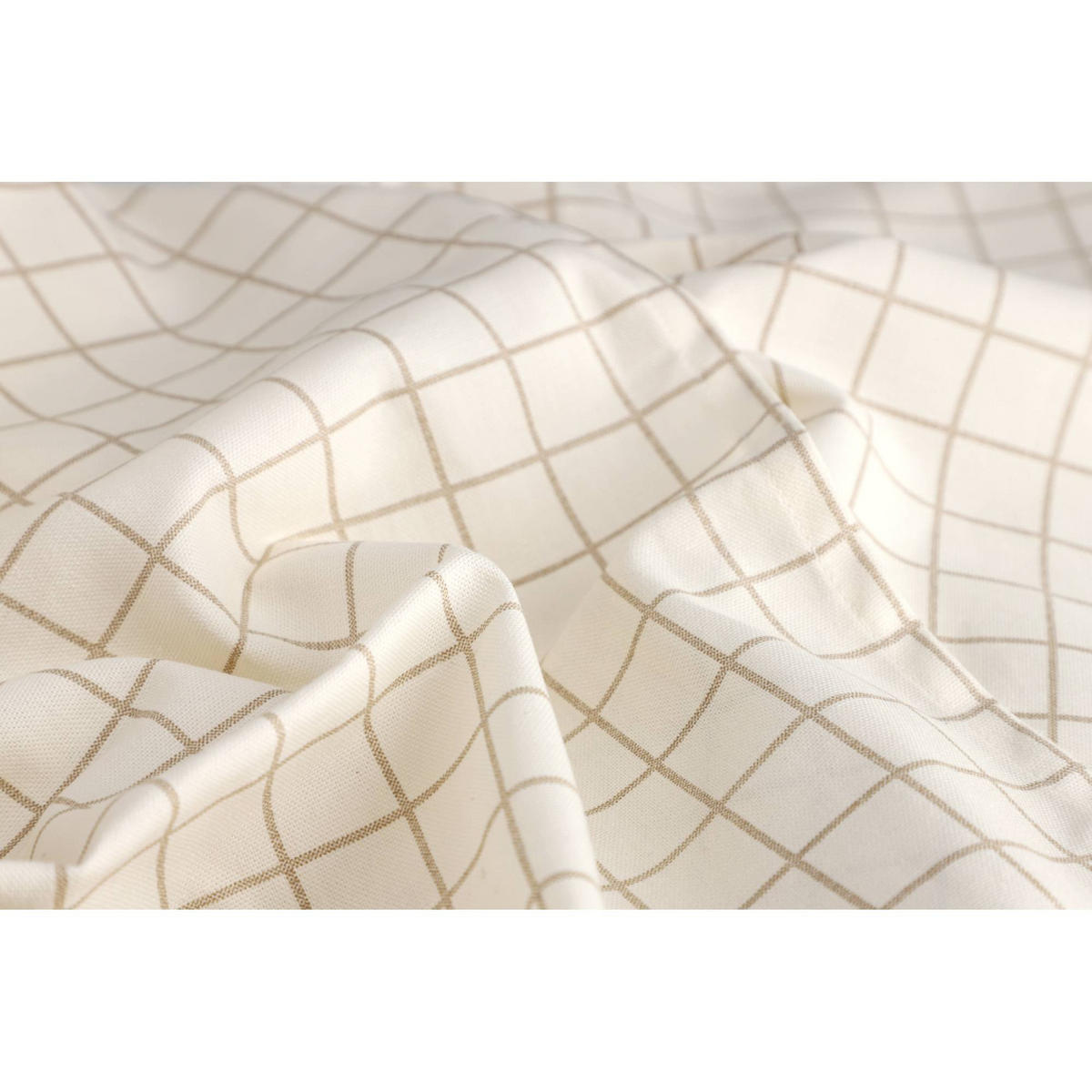 TISCHDECKE CHECK - Naturfarben, Textil (140/170/1.5cm) - Schöner Wohnen