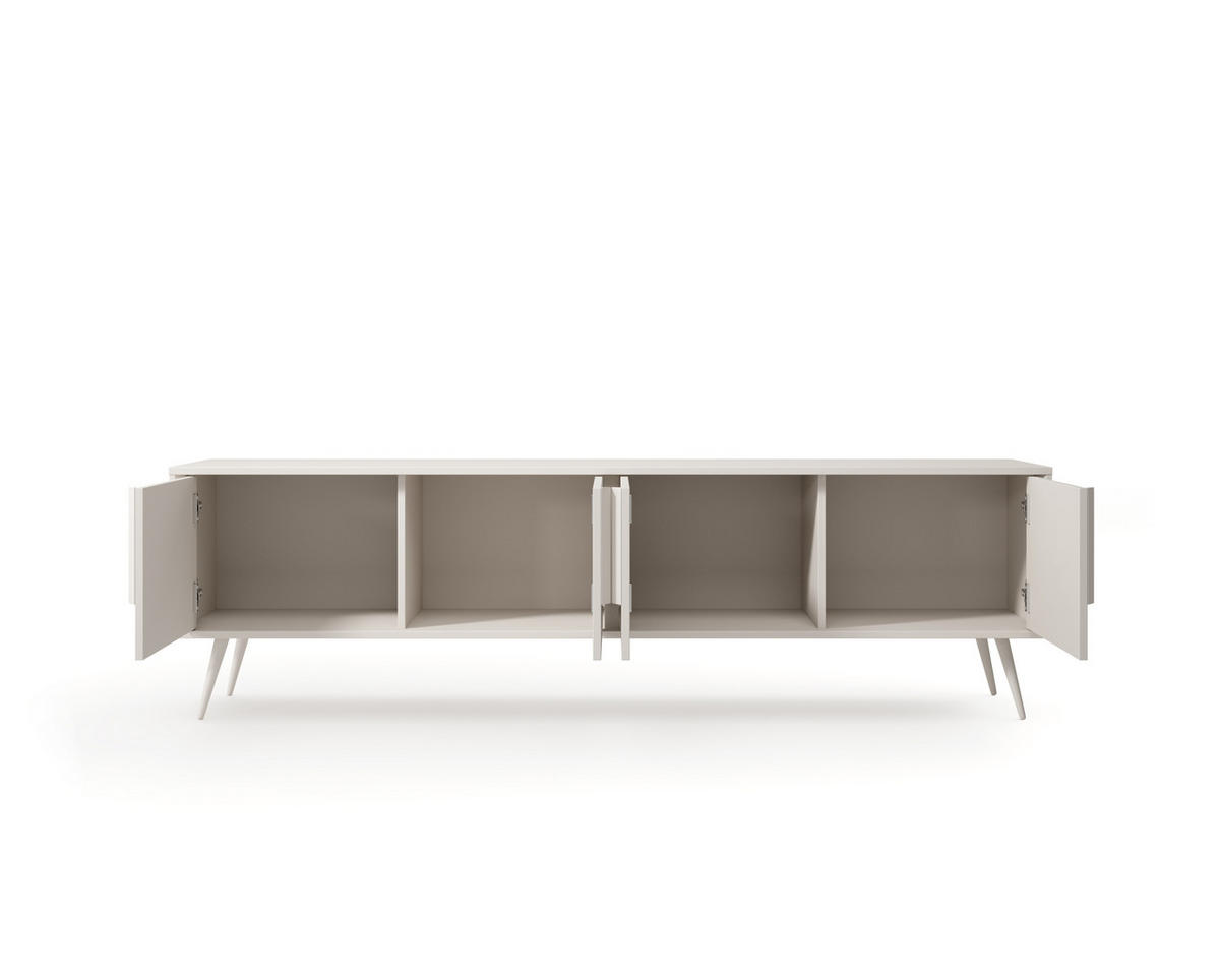 TV-SCHRANK: Kaschmir, 186,5 x 54,2 x 40 cm - Kaschmir, Holzwerkstoff (186.5/54.2/40cm) - 3XE LIVING