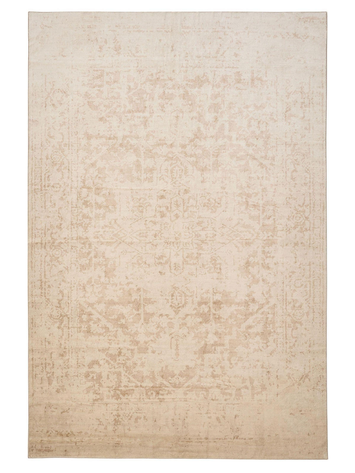 VINTAGE-TEPPICH Miray waschbar 160/230 cm - Beige, Kunststoff (160/230cm) - benuta Nest
