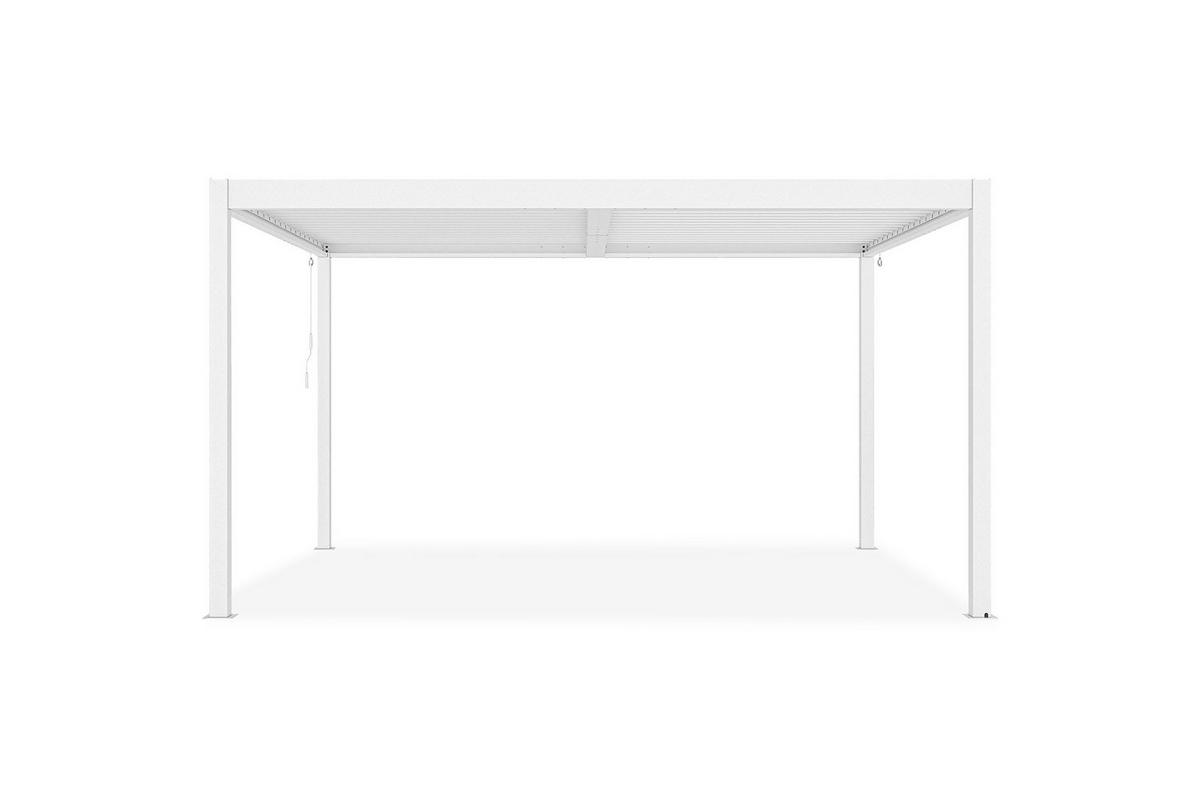 PERGOLA BIOKLIMATISCHE SELBSTTRAGENDE Piana weißem 4m x 3m - Weiß, Metall (304/218/304cm) - Cazeboo