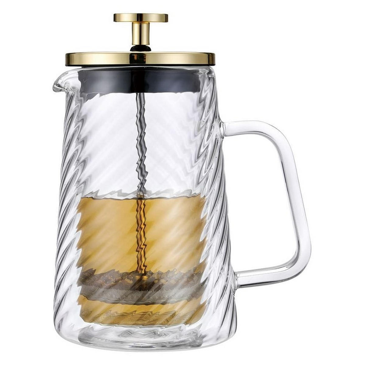 TEEKANNE Weiß 18.8/18.8/21.8 cm KB7767 - Weiß, Glas (1L) - Klausberg 