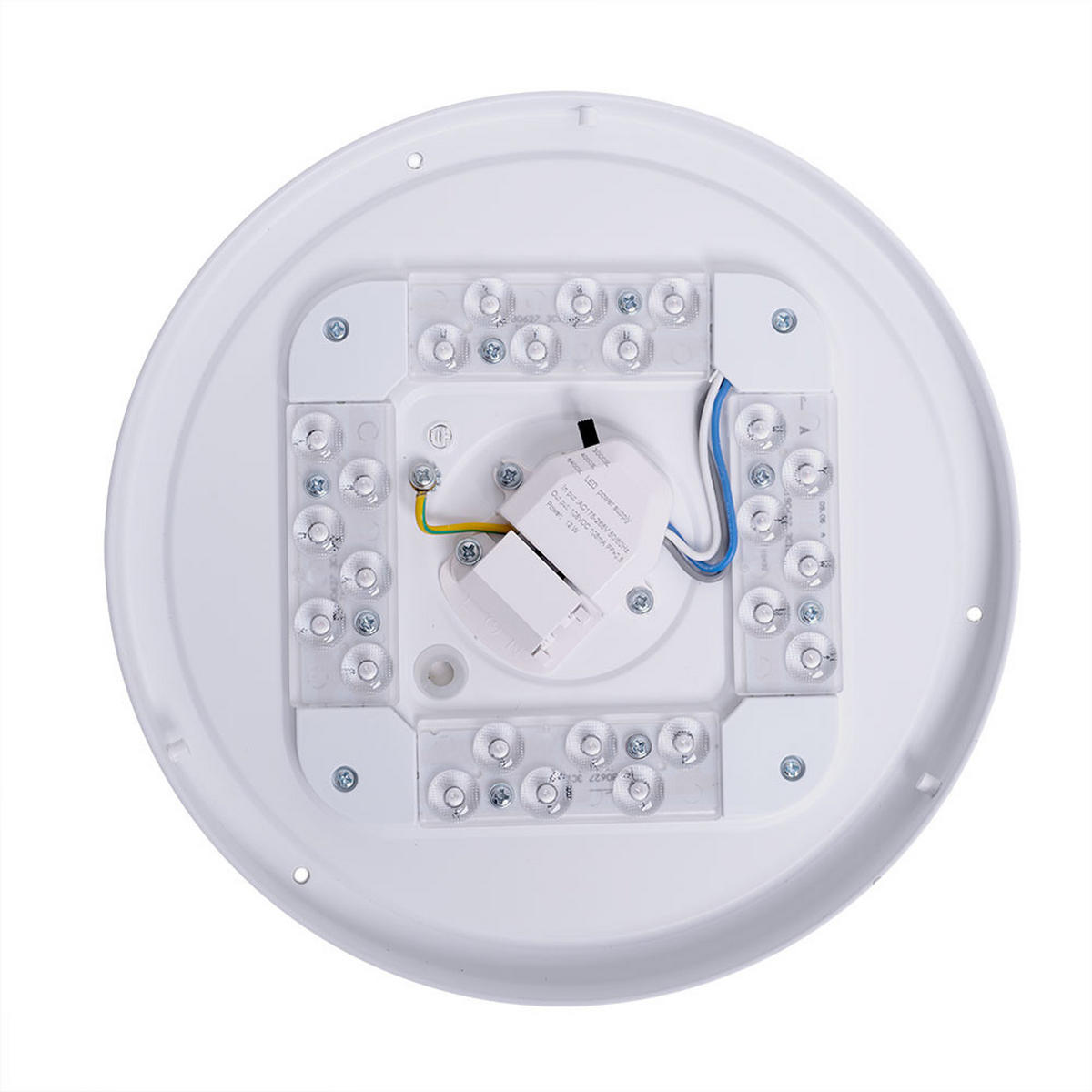 LED DECKENLEUCHTE Weiß Metall - Weiß, Metall (25.5/5.5/5.5cm)