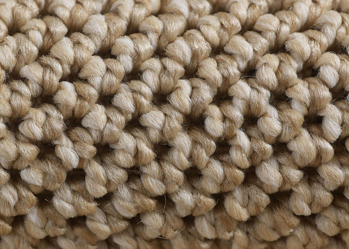 TEPPICH Kurzflor Flachgewebe Uni-Design Polypropylen Wohnzimmer Beige Rechteckig 60x100 - Beige, Textil (60/100cm) - KADIMA DESIGN