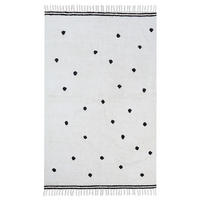 KINDERTEPPICH Laza 200/140 cm - Weiß, Textil (140/200cm) - Beliani