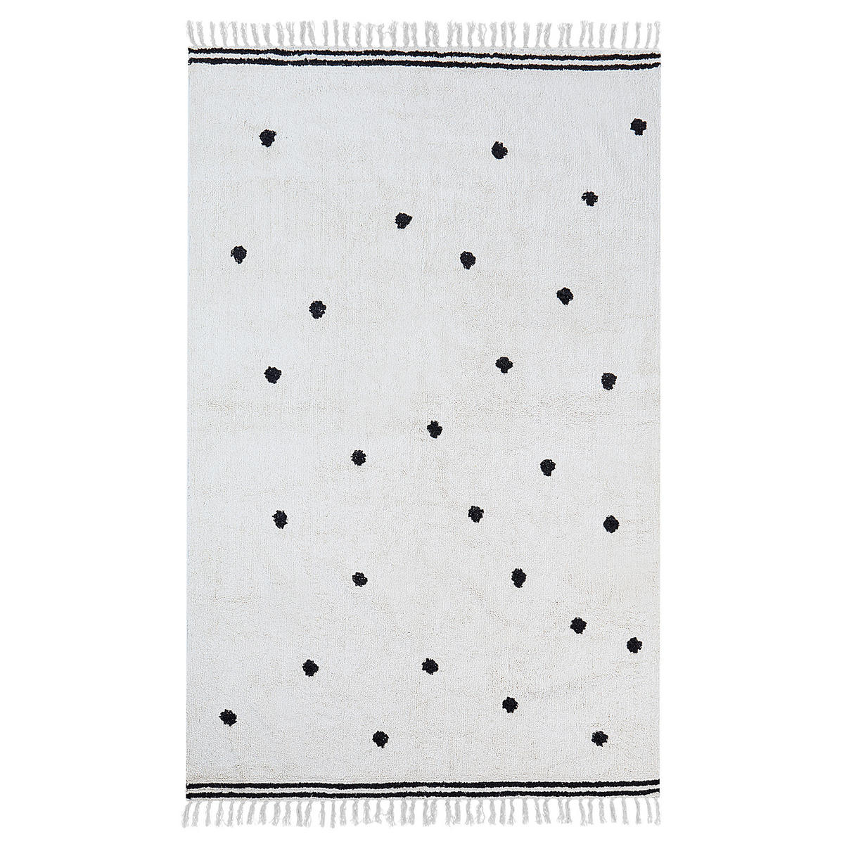 KINDERTEPPICH Laza 200/140 cm - Weiß, Textil (140/200cm) - Beliani