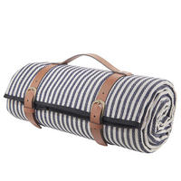 PICKNICKDECKE Wanderlust - Blau, Textil (200/150cm) - Butlers