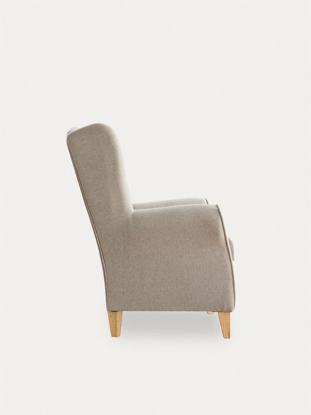 SESSEL Dan Grau 78 cm x 102 cm - Grau, Textil (78/102/82cm) - Kenay Home