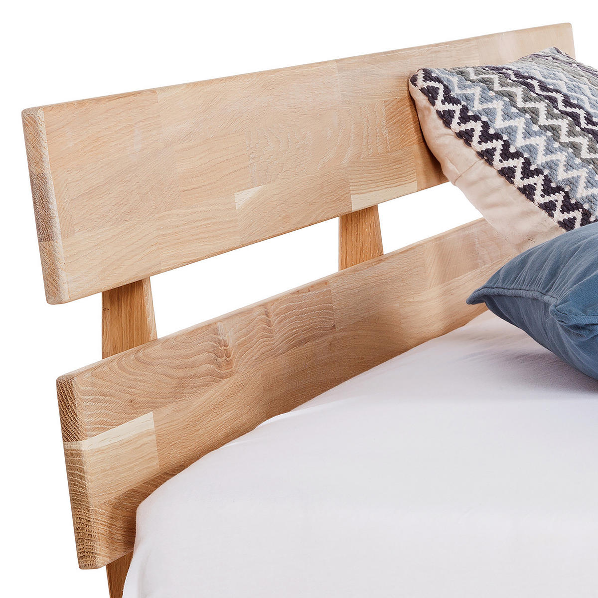 BETT - Massivholz - Eichefarben, Holz (160/200cm) - home24