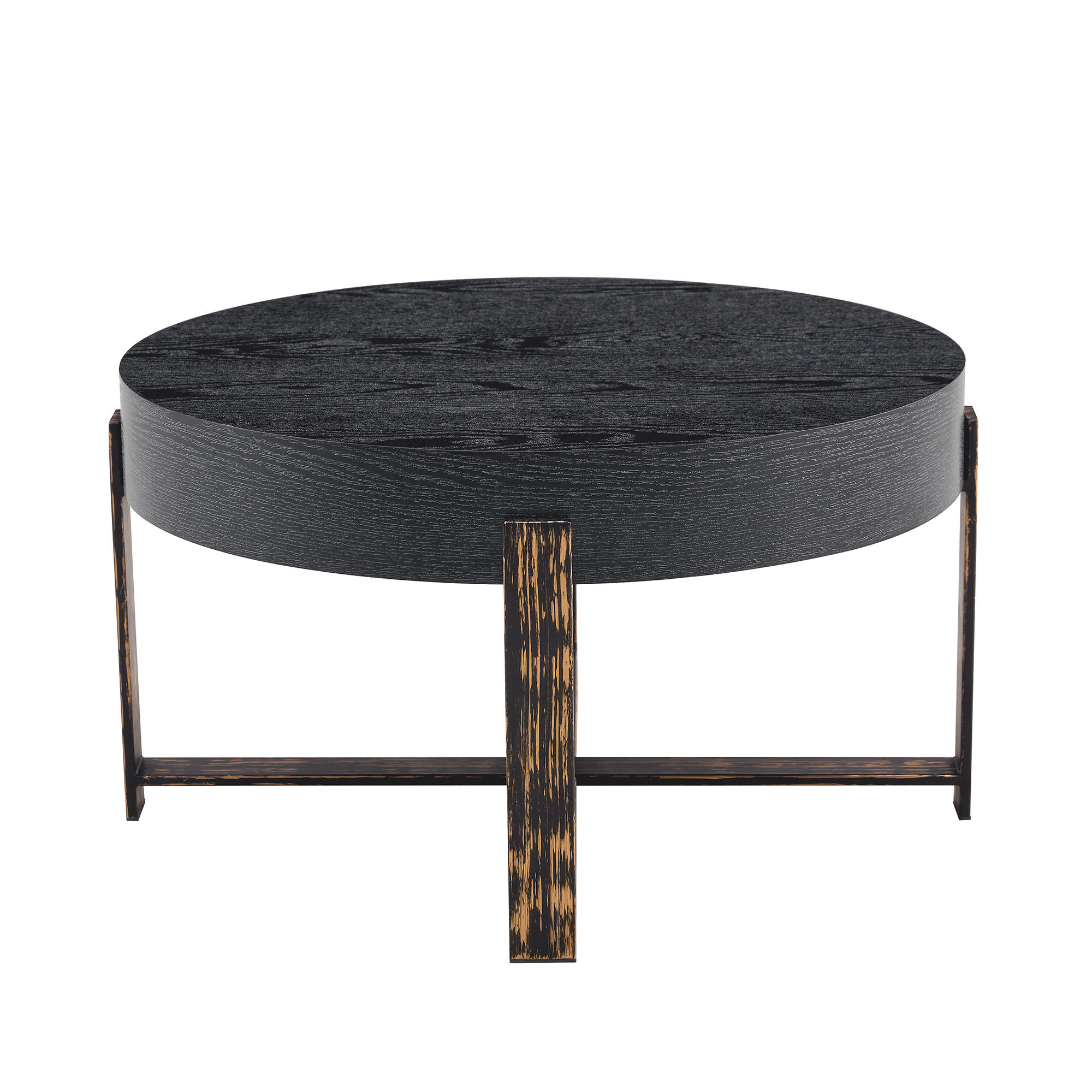 XXXLutz Beistelltisch Schwarz 68x39x68 cm