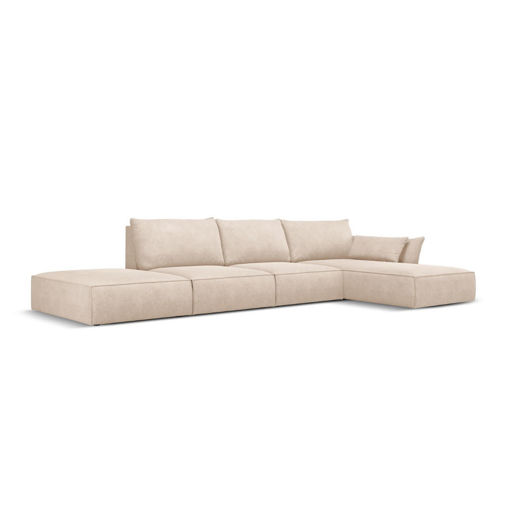 Thumbnail - Micadoni Ecksofa, Beige, Textil, 5-Sitzer, L-Form, 364x171 cm, Hergestellt in Europa, Oeko-Tex®, Wohnzimmer, Sofas & Cou...