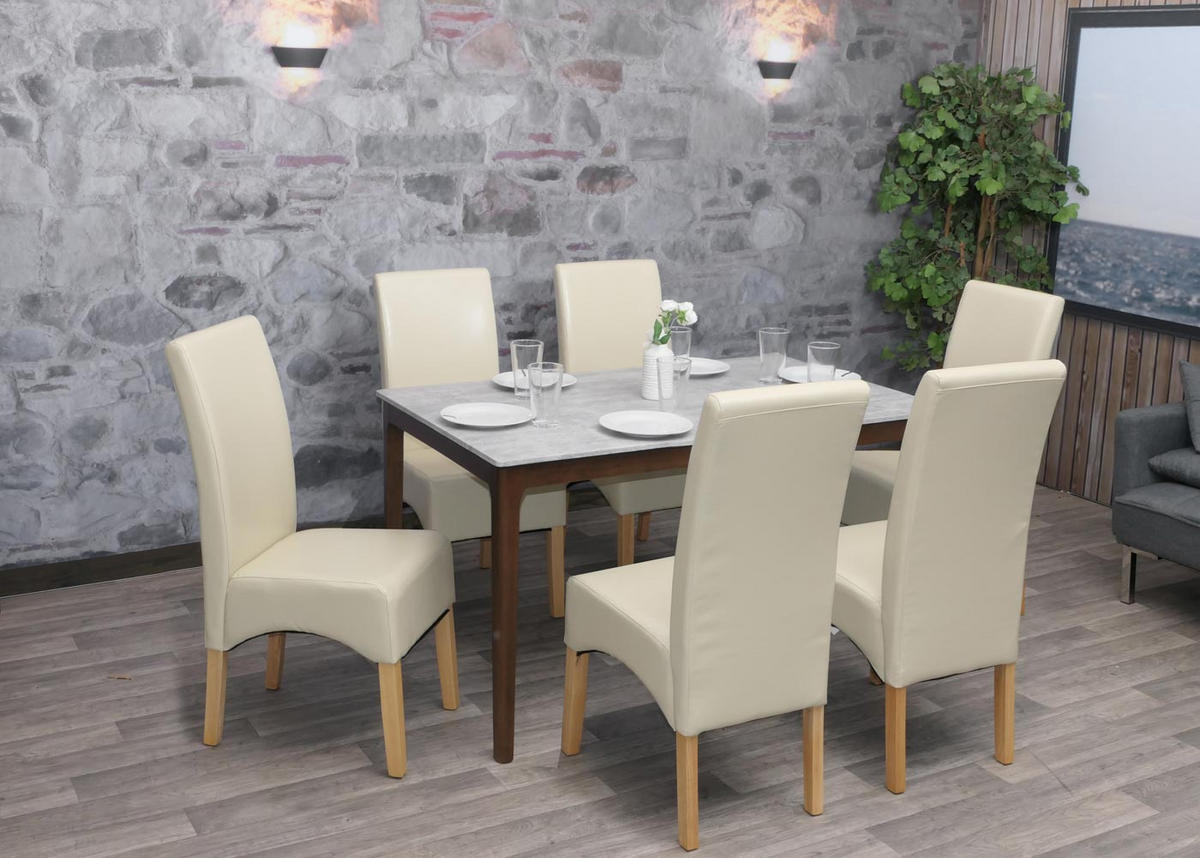ESSZIMMERSTUHL Beige 2er-Set - Beige, Holz (44/102/54cm) - MCW