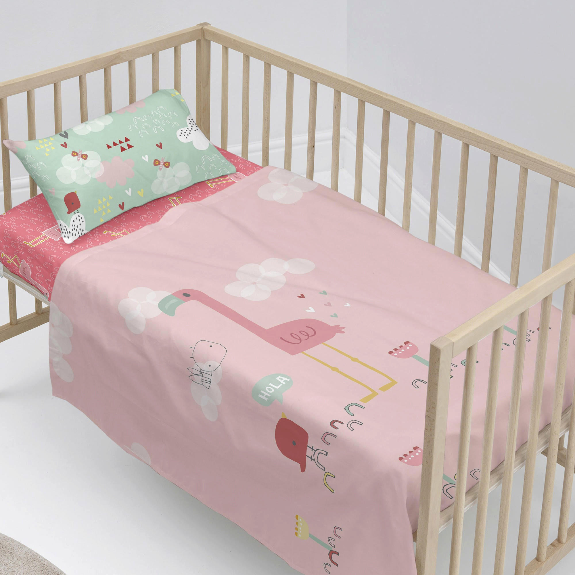 OBERLAKEN set 2 teiliges Hola 100x130 cm (Kinderbett) - Multicolor, Textil (100/130cm) - Happy Friday