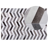 KURZFLOR-TEPPICH Aksaz 200/140 cm - Multicolor, Fell (140/200cm) - Beliani