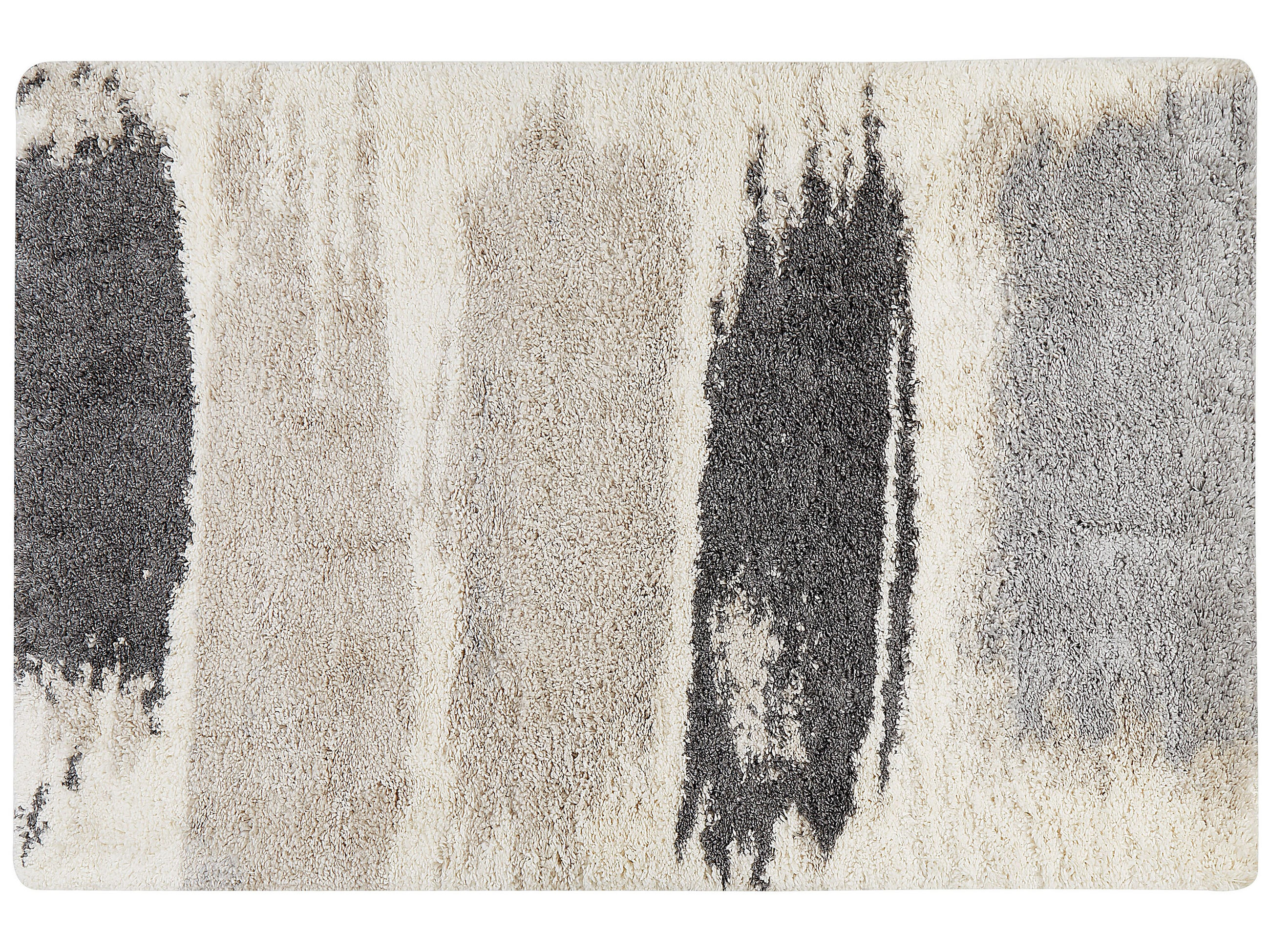 SHAGGY-TEPPICH Martuni 300/200 cm - Schwarz, Kunststoff (200/300cm) - Beliani