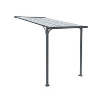 HAUSTÜRVORDACH CUBIS M - M - Anthrazit, Metall (222/258/150cm) - Home Deluxe