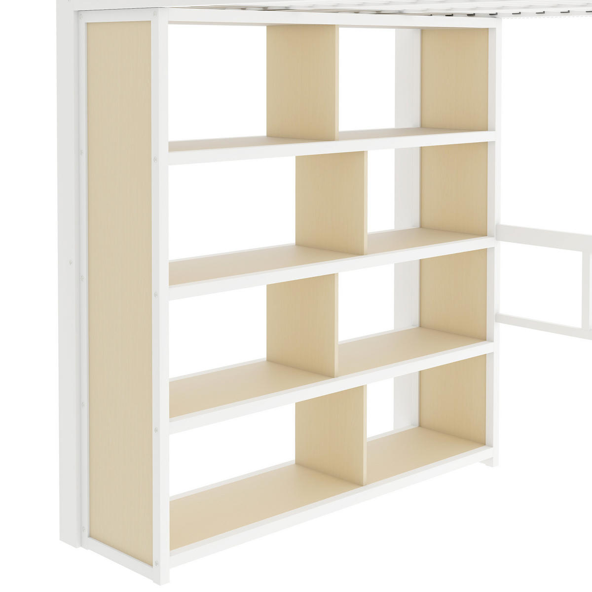 HOCHBETT Eisen 140/200 cm Weiß - Weiß, Metall - Raumix