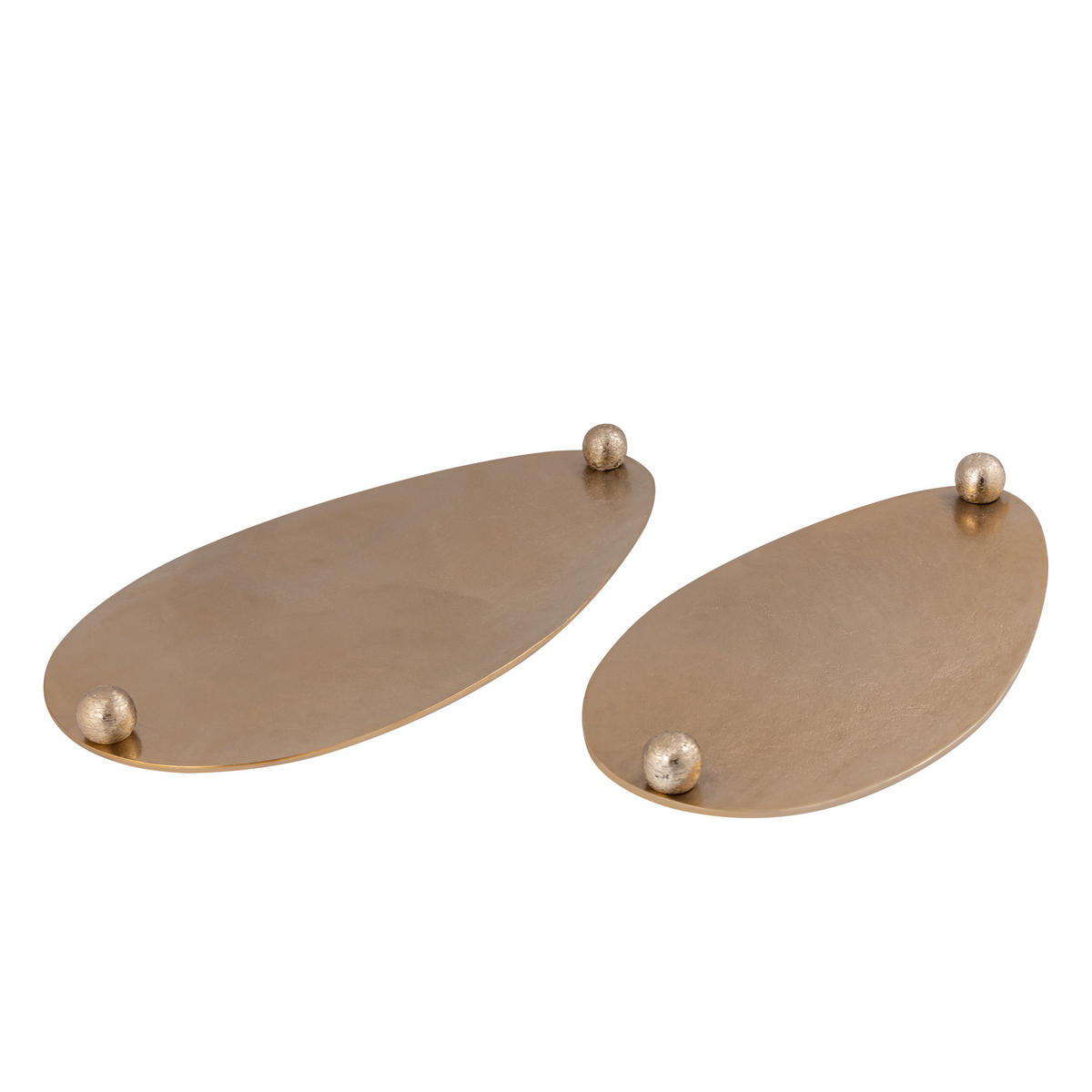 SCHALE Sethuli Gold 56/31/5cm - Goldfarben, Metall (5cm) - PTMD Collection