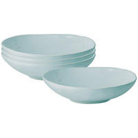 PASTATELLER Biene blau ø 23 cm 4er Set - Blau, Keramik (23cm) - La Rochère