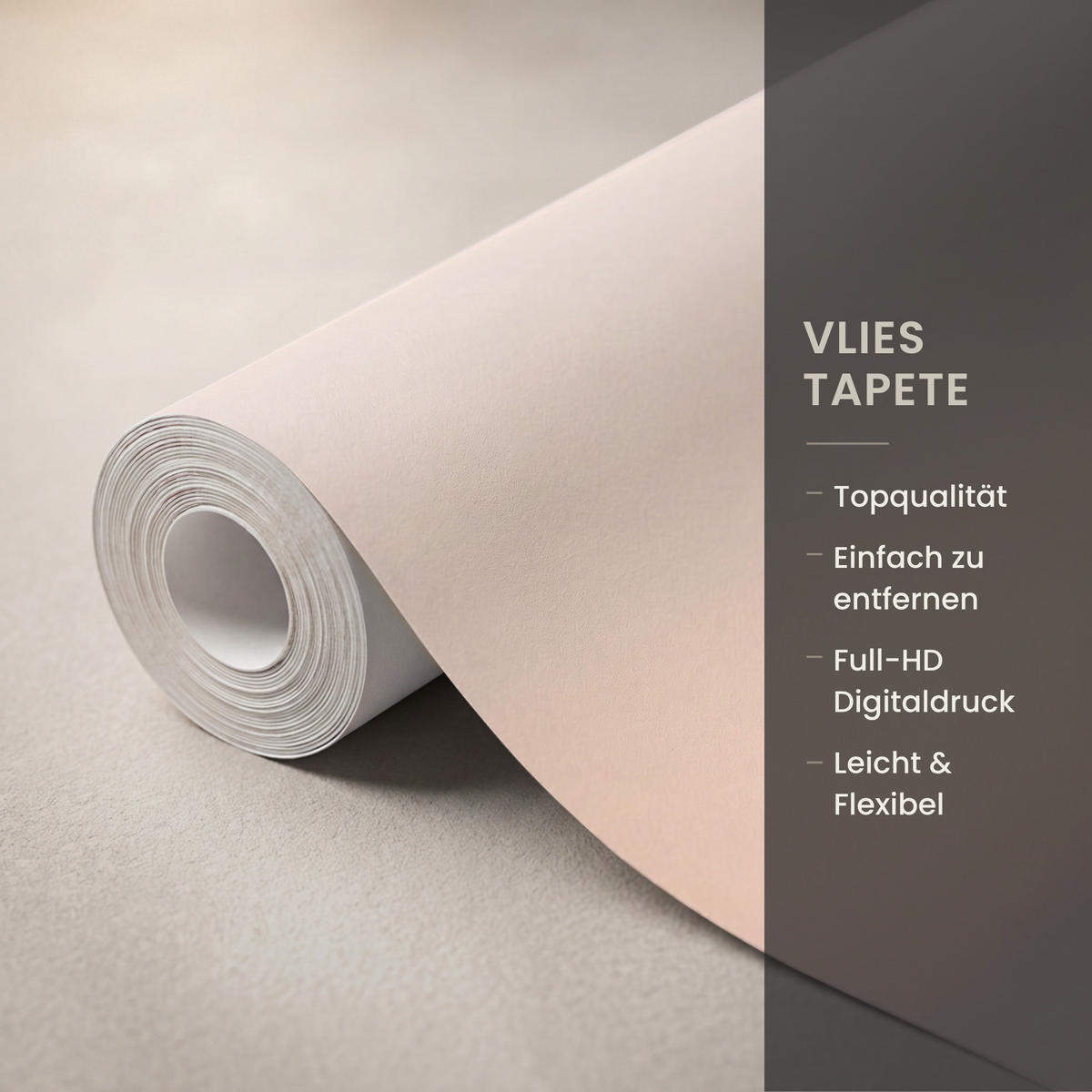 TAPETE - Gras - Feld - Sonne - Natur - 450x240 cm - Sandfarben, Papier (450/240cm) - OnlyWow