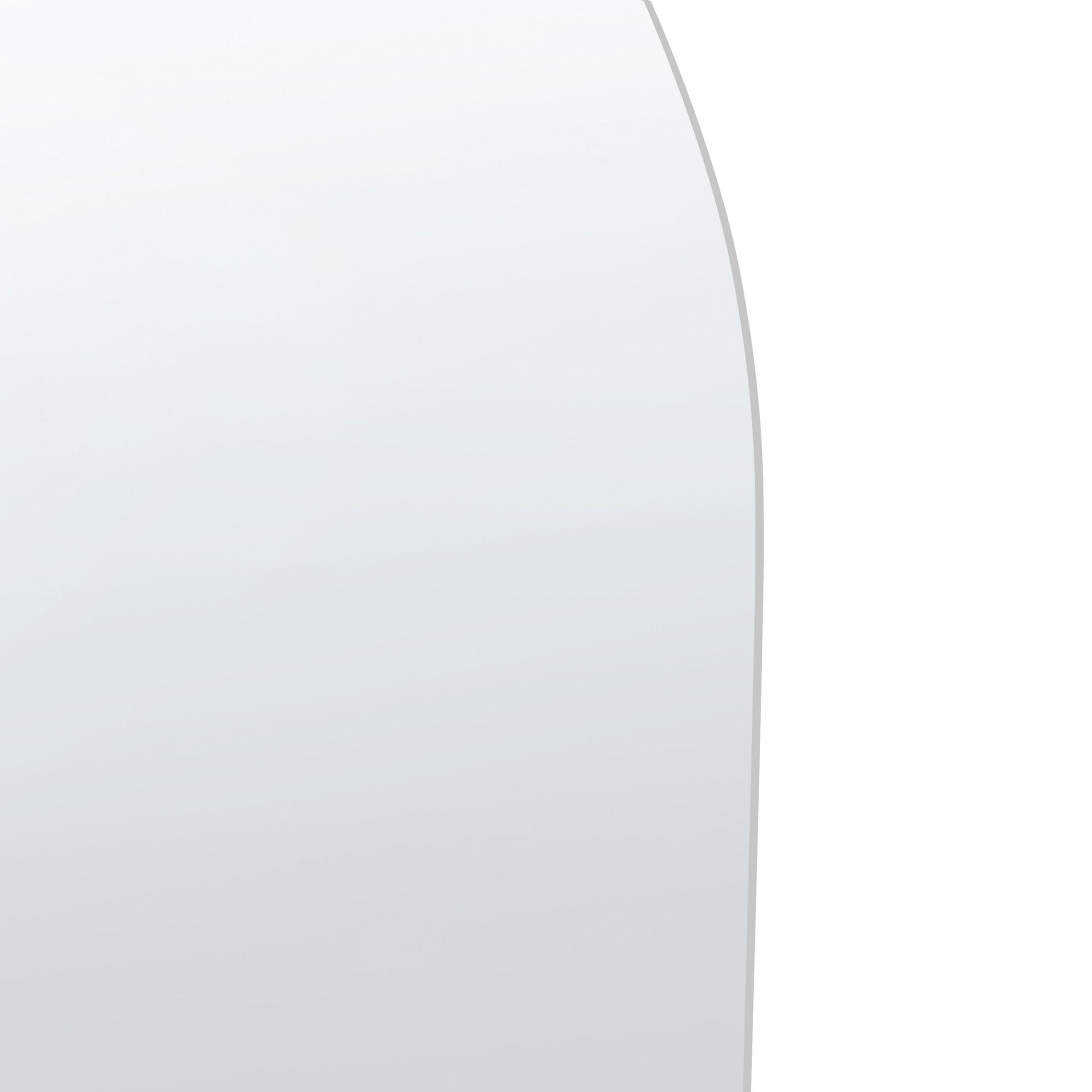 WANDSPIEGEL 50/75 cm Silber Annecy - Silberfarben, Glas (75/0.5/50cm) - Beliani